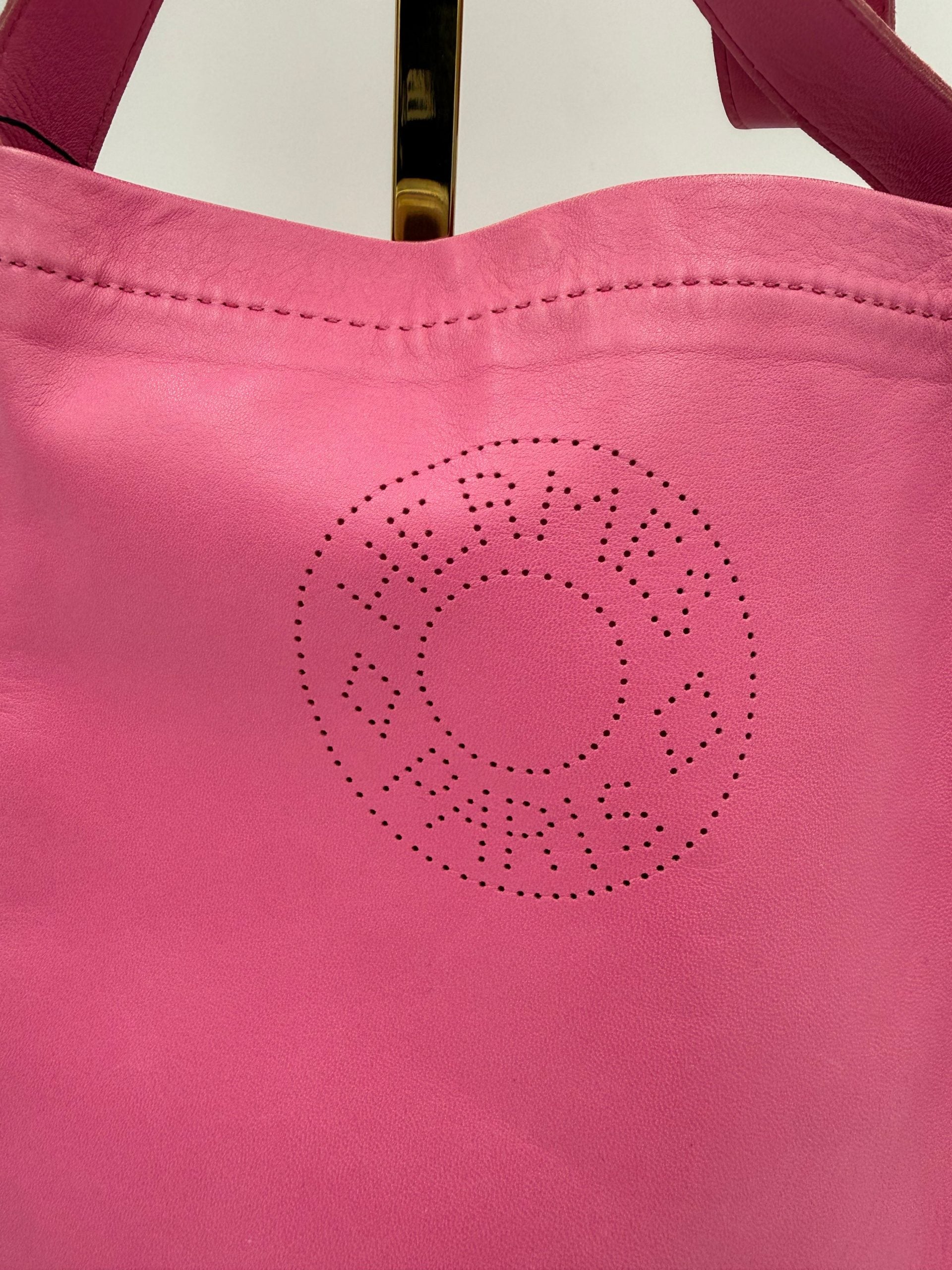 Hermès 19 Magenta Clou De Selle Handbag