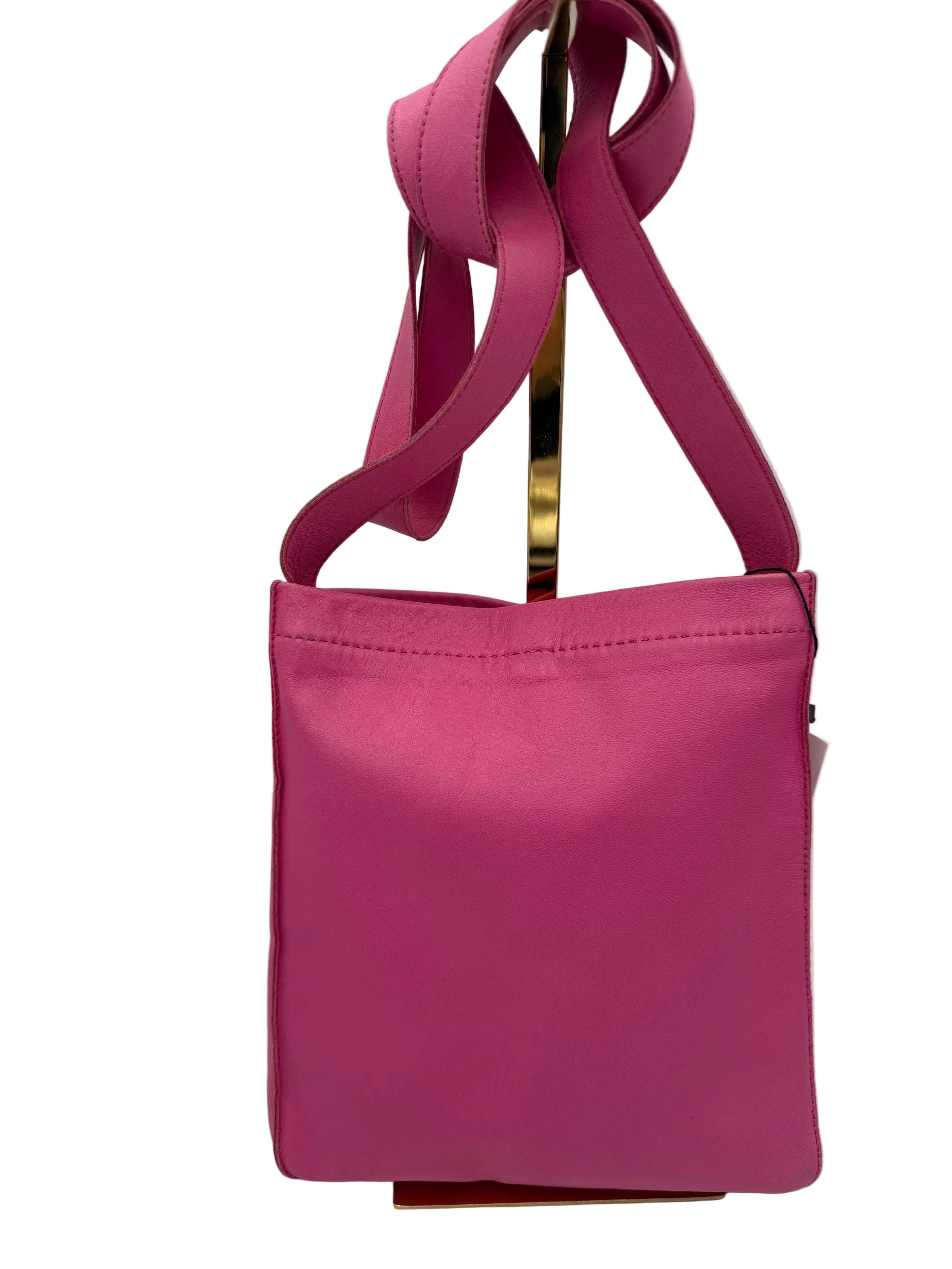 Hermès 19 Magenta Clou De Selle Handbag