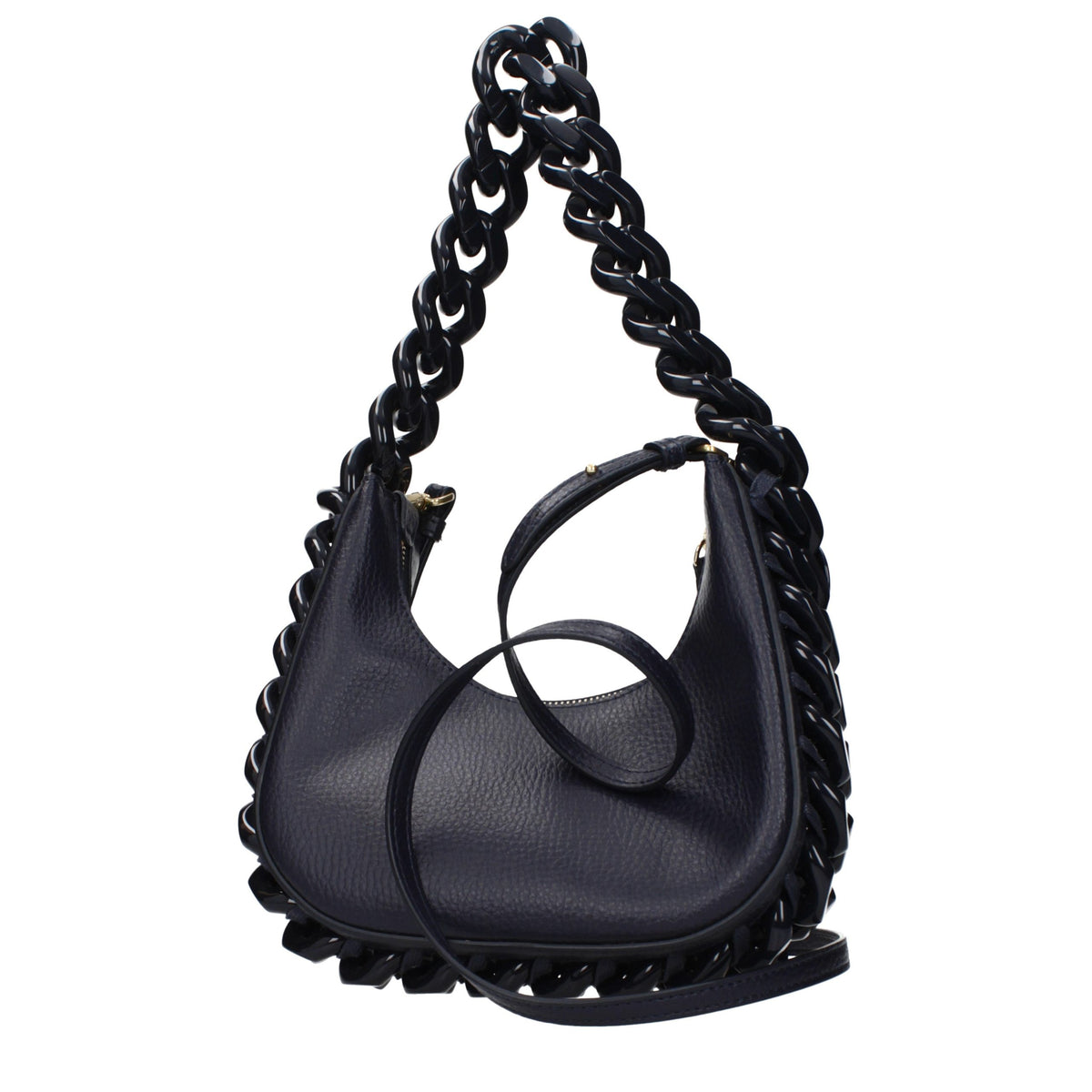 New Stella McCartney Blue Leather Shoulder Bag