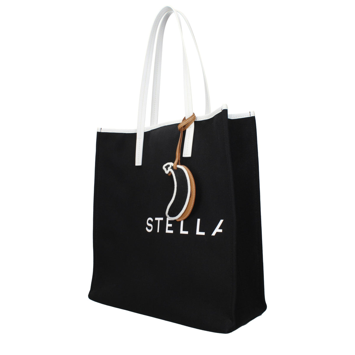 New Stella McCartney Black Fabric Shoulder Bag