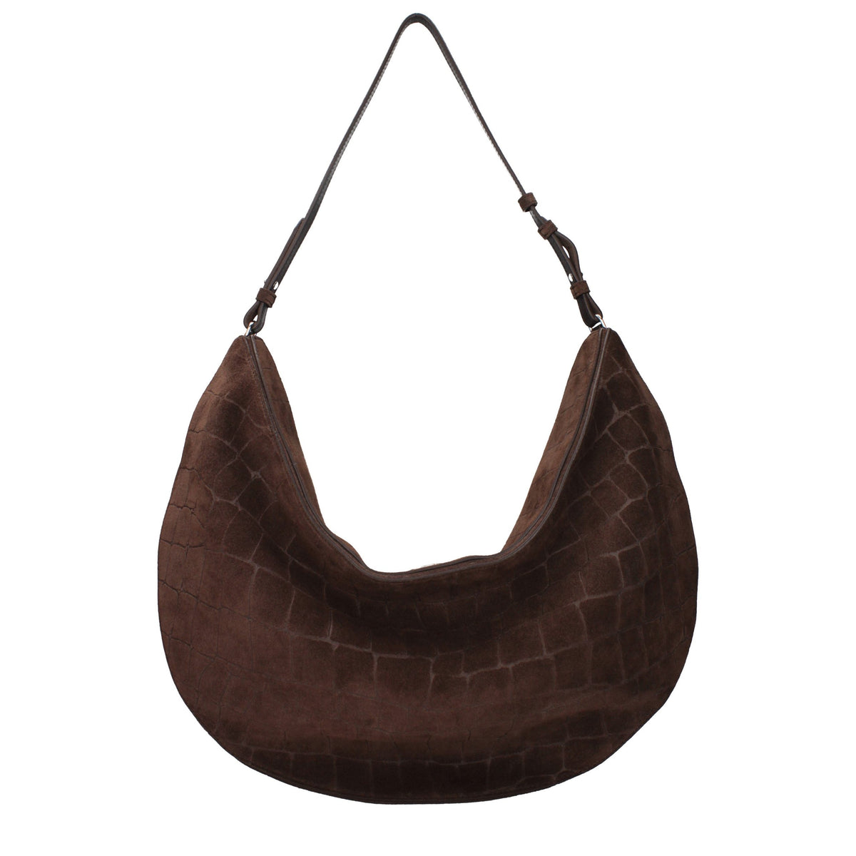 New Jacquemus Brown Leather Shoulder Bag