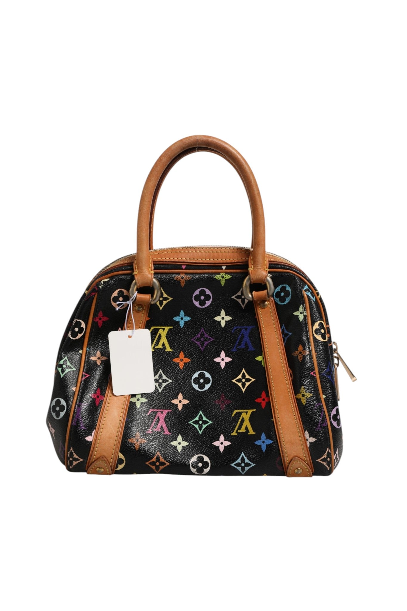 Pre-Owned Louis Vuitton Black Monogram Multicolor Canvas Priscilla Handbag Black Women's AB (Very Good — between Lightly Used and Used)