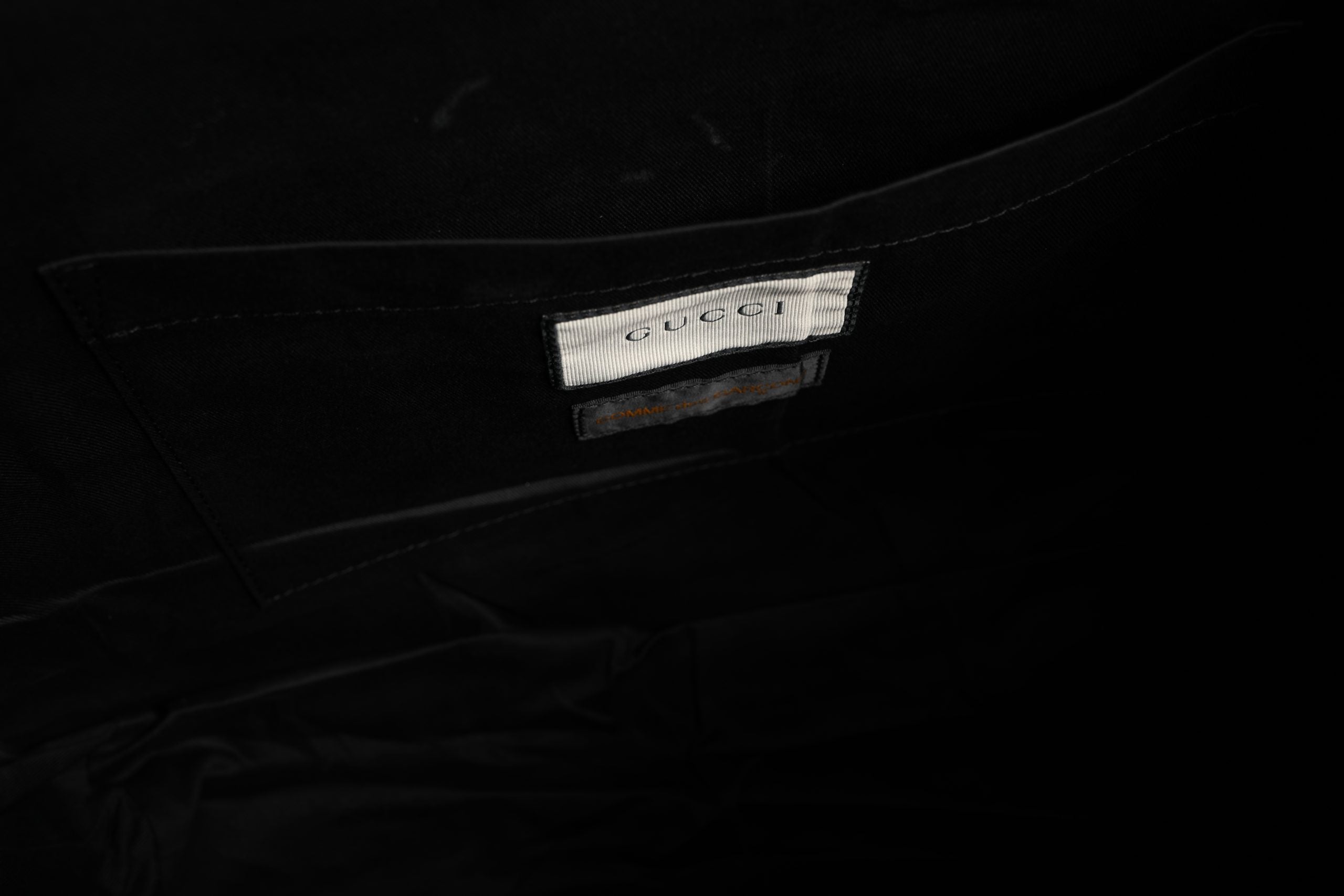 Pre-Owned Gucci GG x Comme des Garçons Tote Bag Black Women's B+ (Good — light signs of wear)