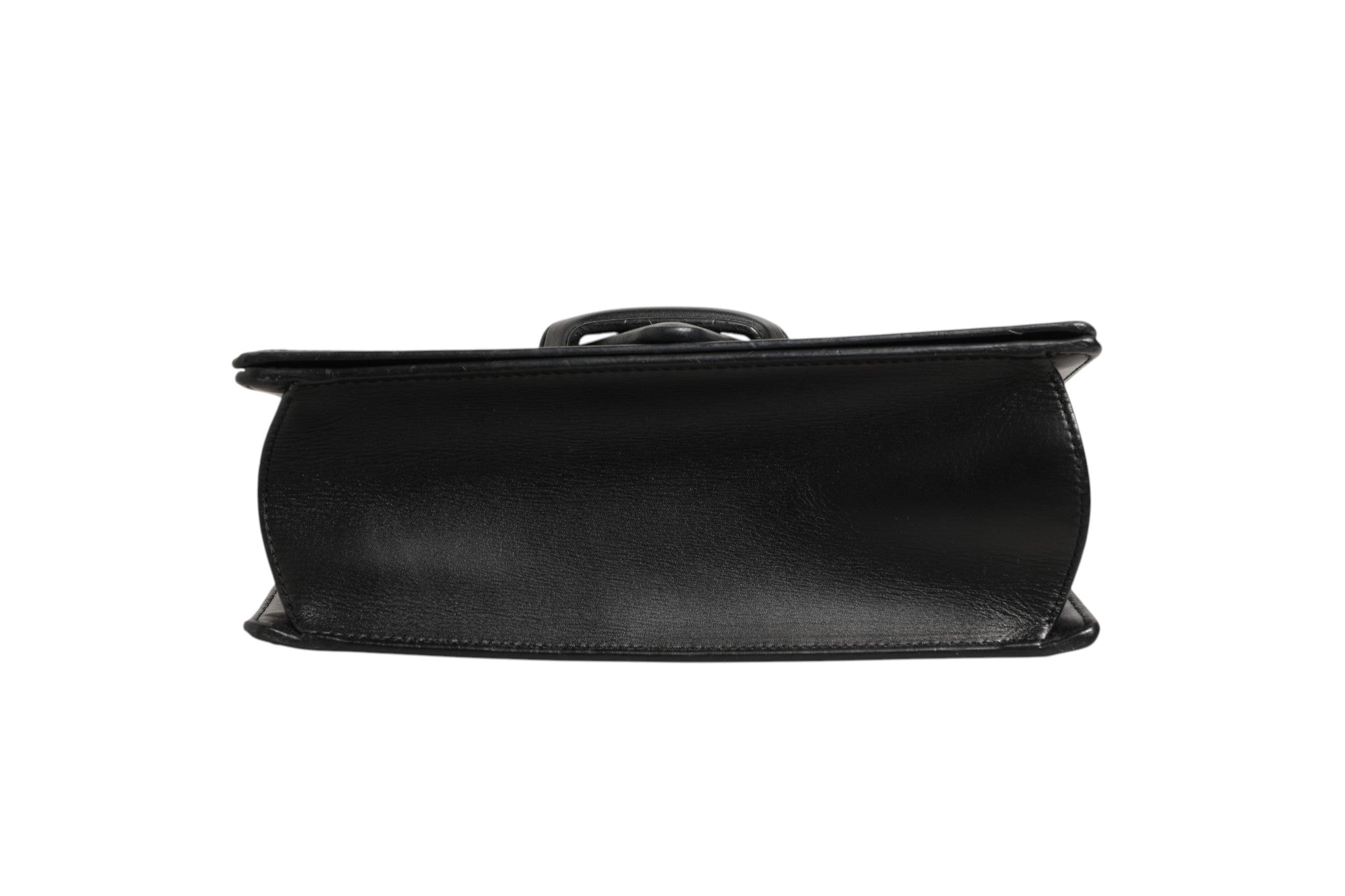 Pre-Owned Loewe Barcelona Medium Leather Shoulder Bag Black Women's B+ (Good — light signs of wear)
