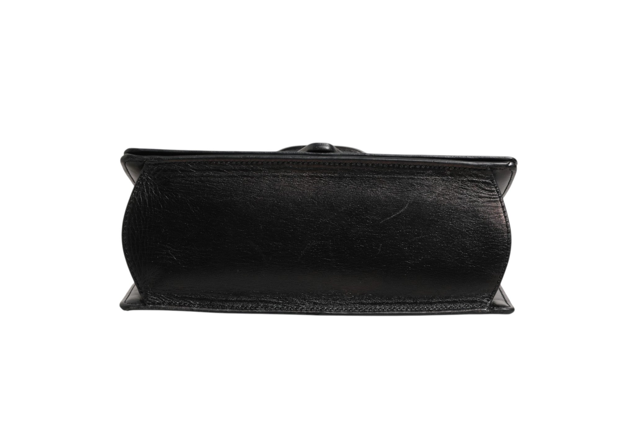 Pre-Owned Loewe Barcelona Medium Leather Shoulder Bag Black Women's AB (Very Good — between Lightly Used and Used)