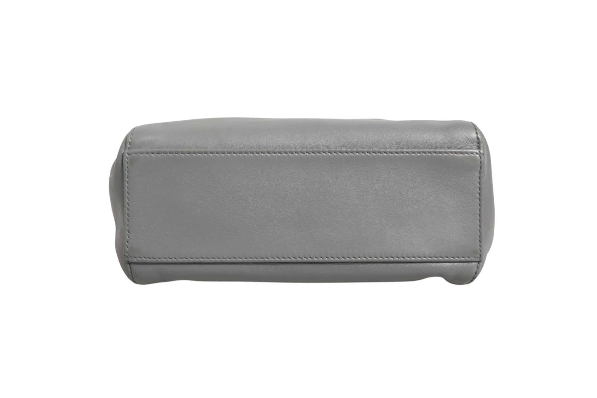 Pre-Owned Fendi Mini Peekaboo Blue Grey Gray, Blue Women's B+ (Good — light signs of wear)