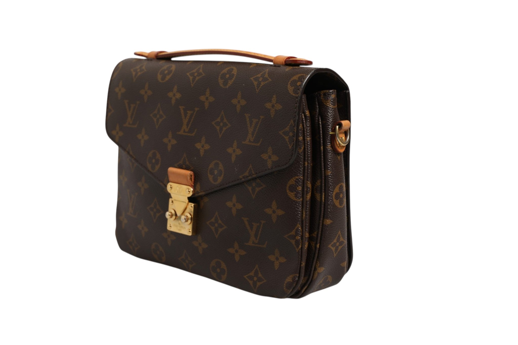 Pre-Owned Louis Vuitton Pochette Métis Monogram Brown Women's B+ (Good — light signs of wear)