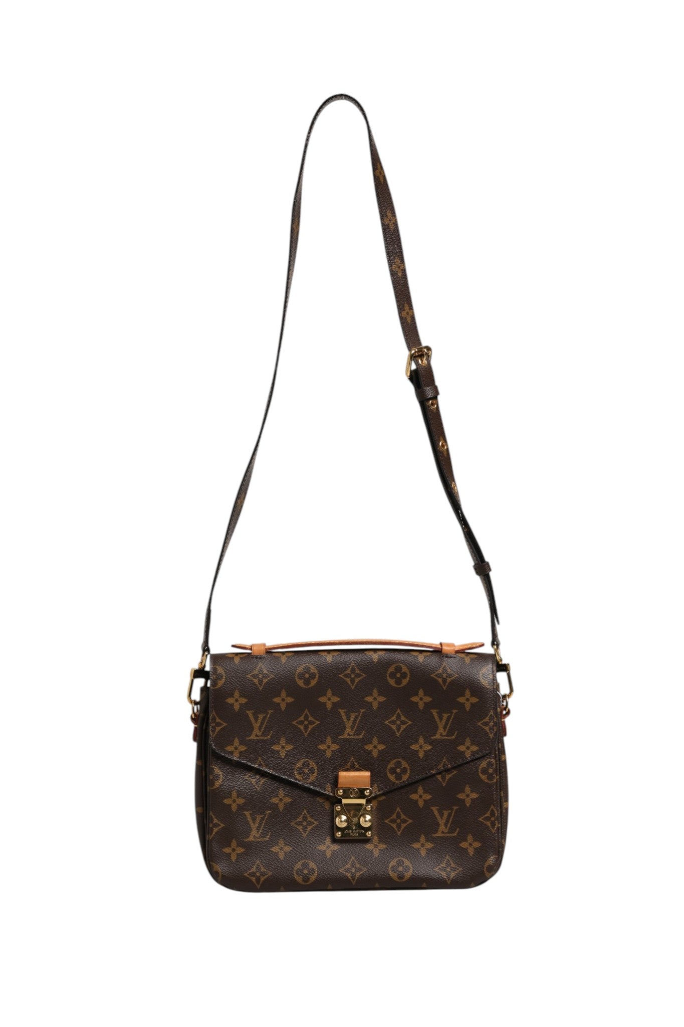 Pre-Owned Louis Vuitton Pochette Métis Monogram Brown Women's AB (Very Good — between Lightly Used and Used)