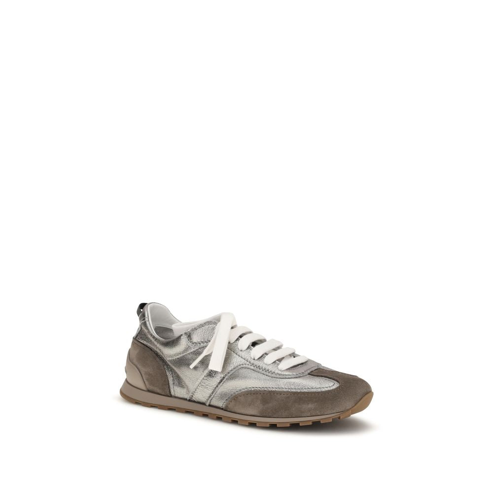 Brunello Cucinelli Multicolor Leather Athletic Sneakers