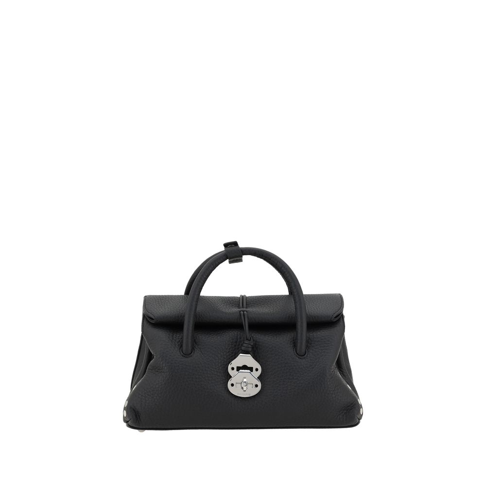 Zanellato Black Leather Shoulder Bag