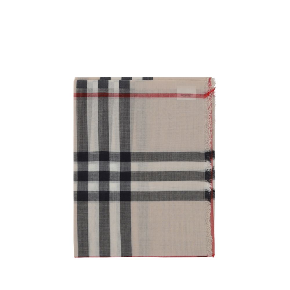 Burberry Beige Wool Scarf