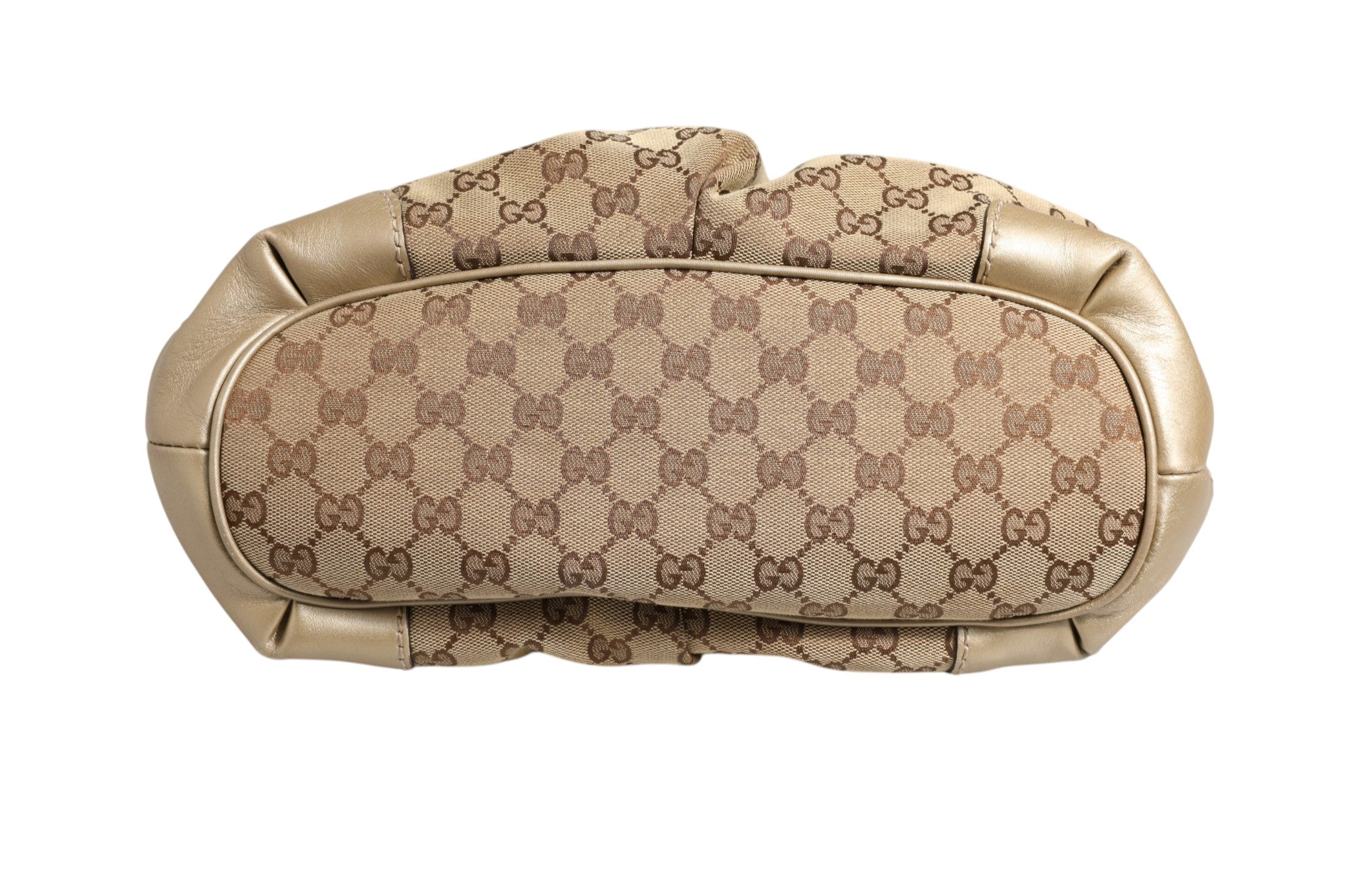 Pre-Owned Gucci Sukey Canvas 2way Bag Beige Women's B (Good — visible signs of wear)