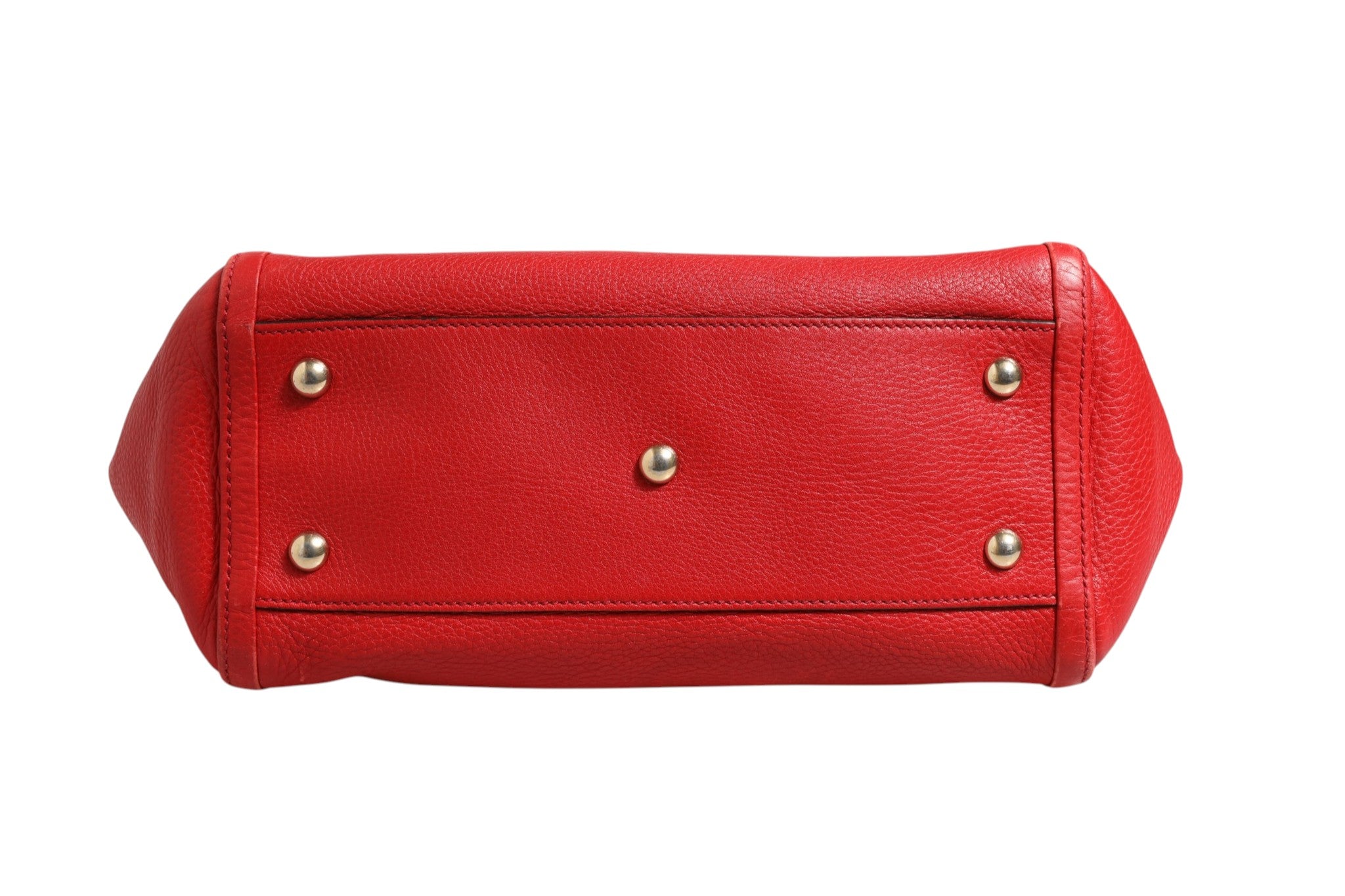 Pre-Owned Gucci Soho Small Leather Tote Red Women's AB (Very Good — between Lightly Used and Used)