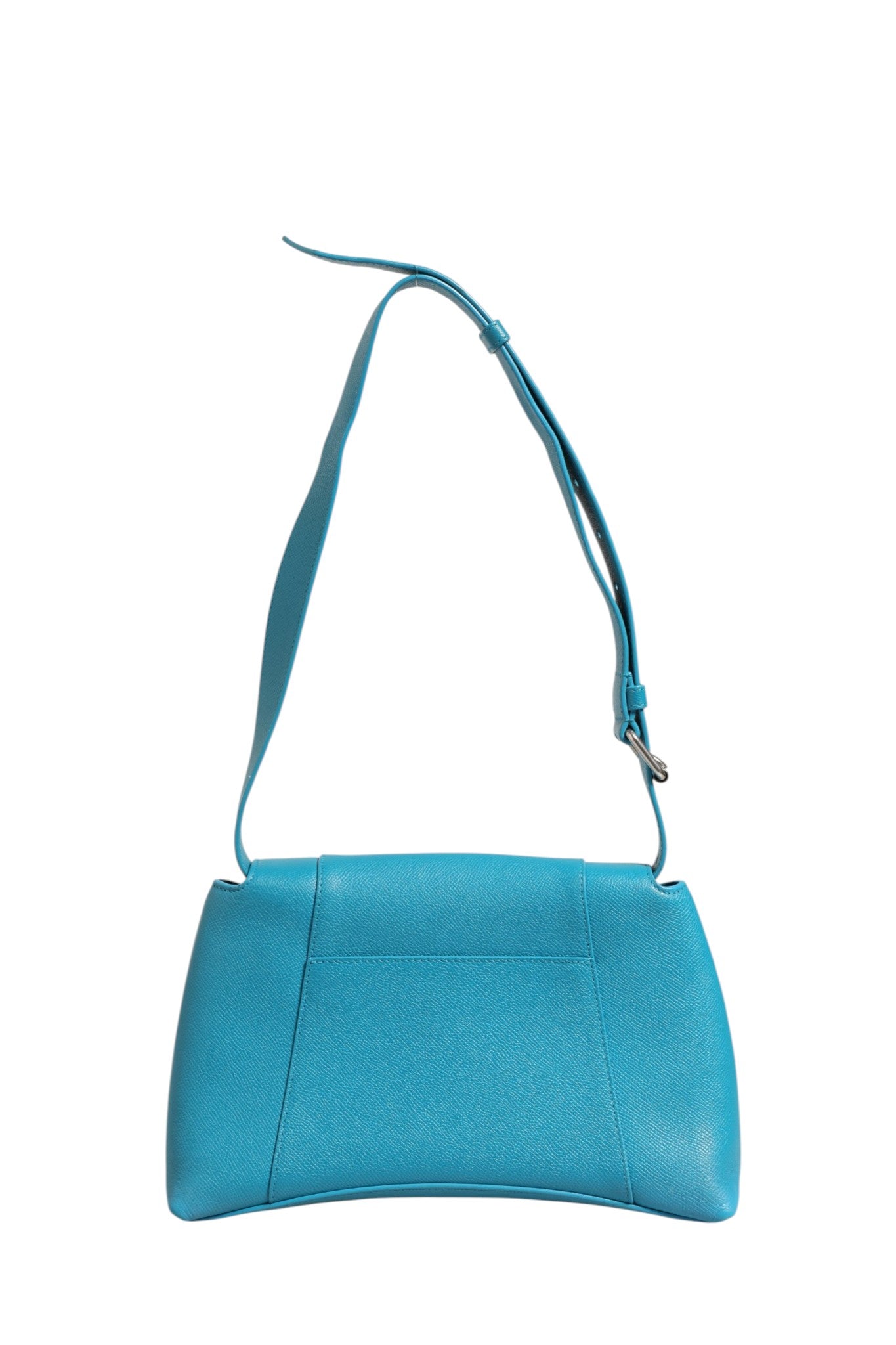 Pre-Owned Balenciaga Calfskin S Downtown Blue Shoulder Bag Blue Women's B+ (Good — light signs of wear)
