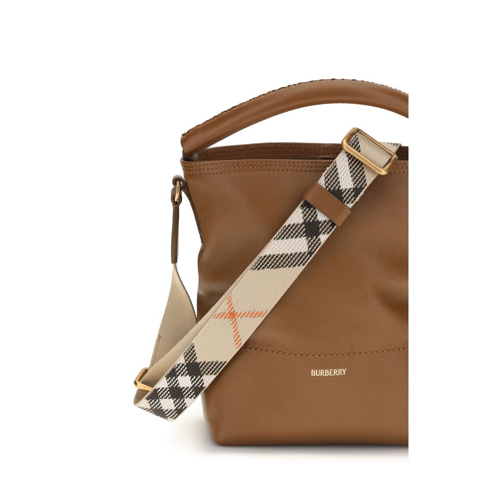 Burberry Brown Leather Backet Bag