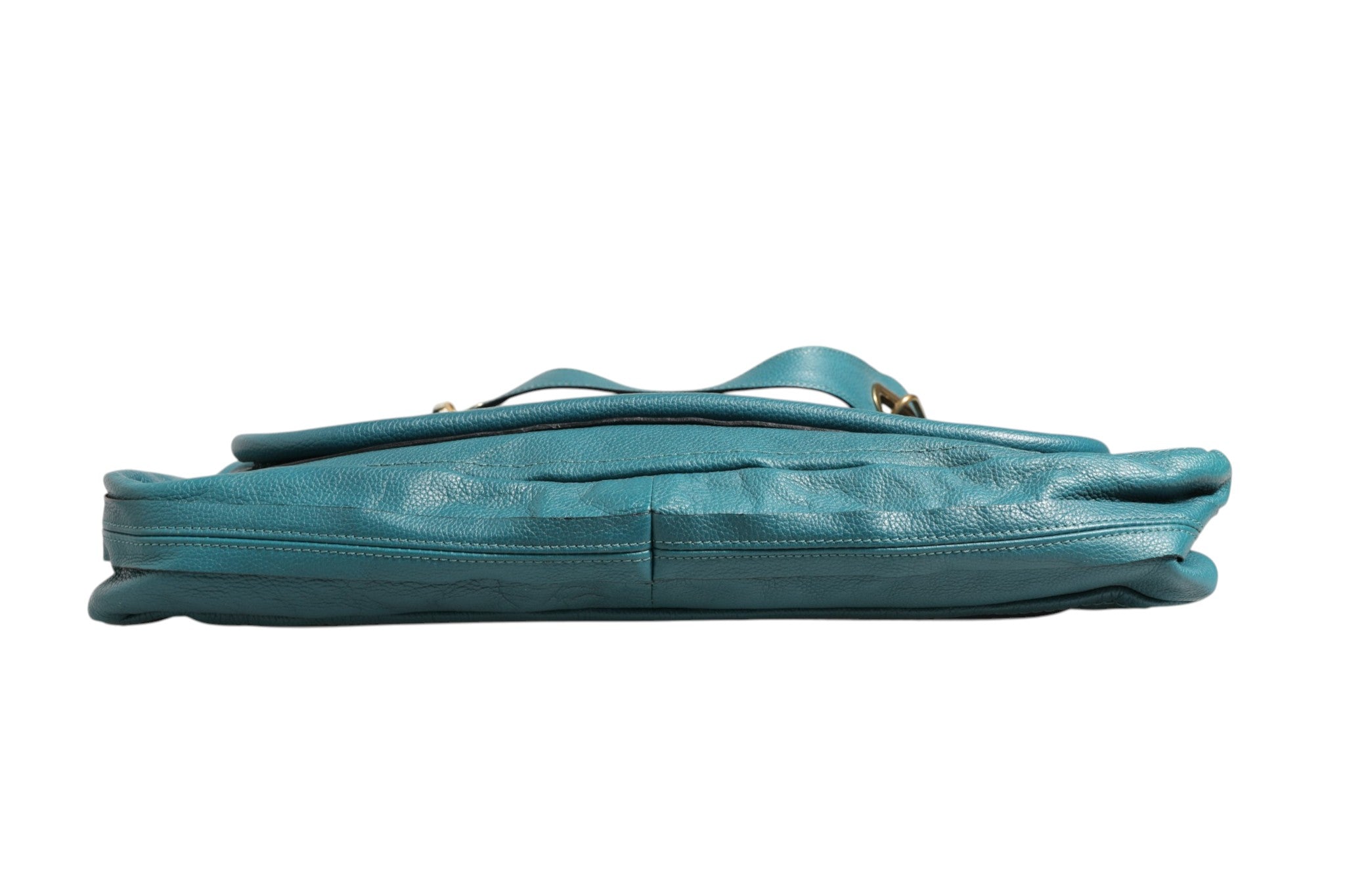 Pre-Owned Chloé Paraty Bag in Aquamarine Leather Aquamarine Blue Women's B+ (Good — light signs of wear)