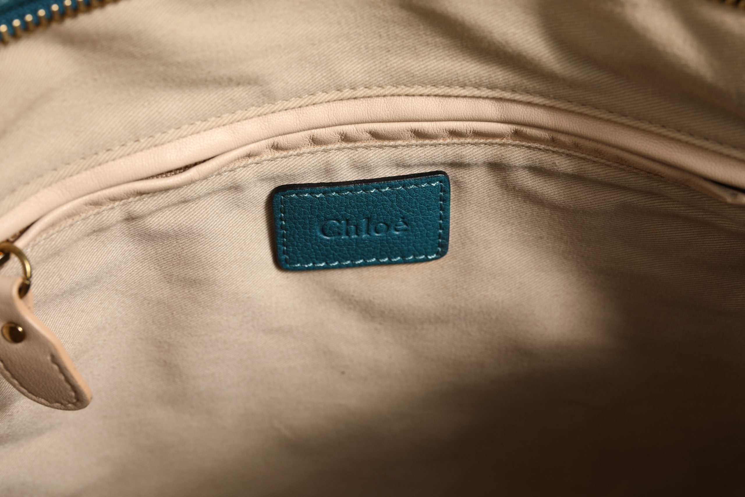 Pre-Owned Chloé Paraty Bag in Aquamarine Leather Aquamarine Blue Women's B+ (Good — light signs of wear)