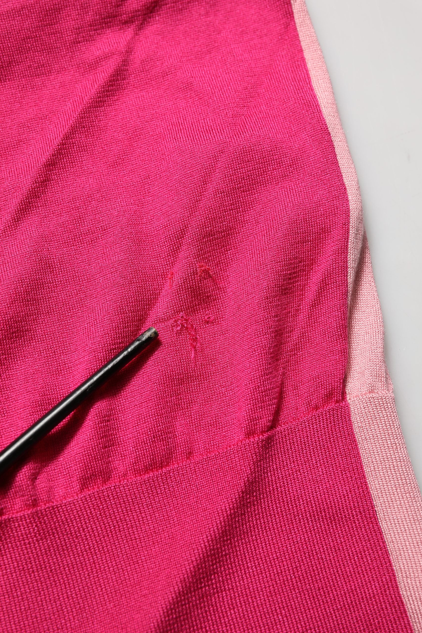 Dolce & Gabbana Pink Short Sleeves Buttoned Ascot Collar Top
