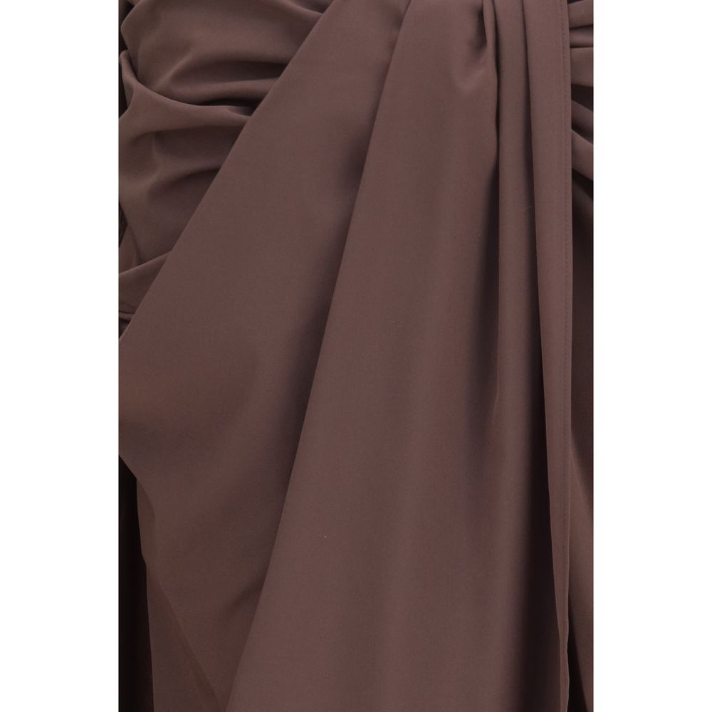 Jacquemus Brown Midi Skirt