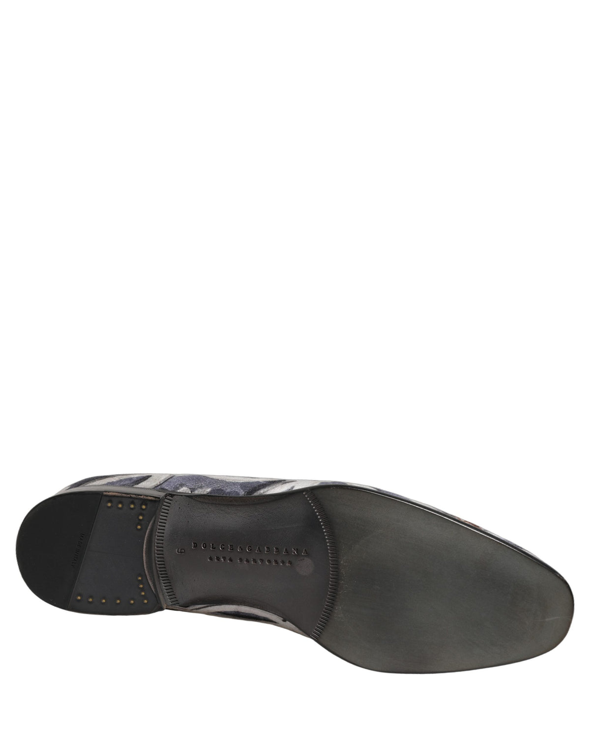 New Dolce & Gabbana Floral Tapestry Embroidery Loafer Shoes