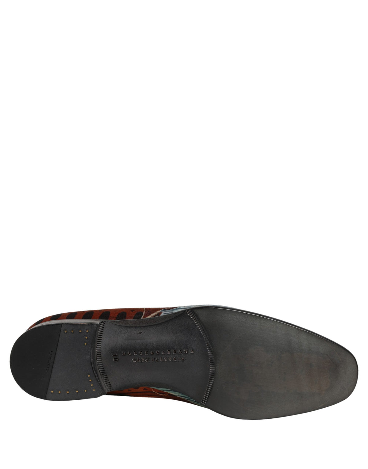 New Dolce & Gabbana Lion Print Slip On Loafers Shoes