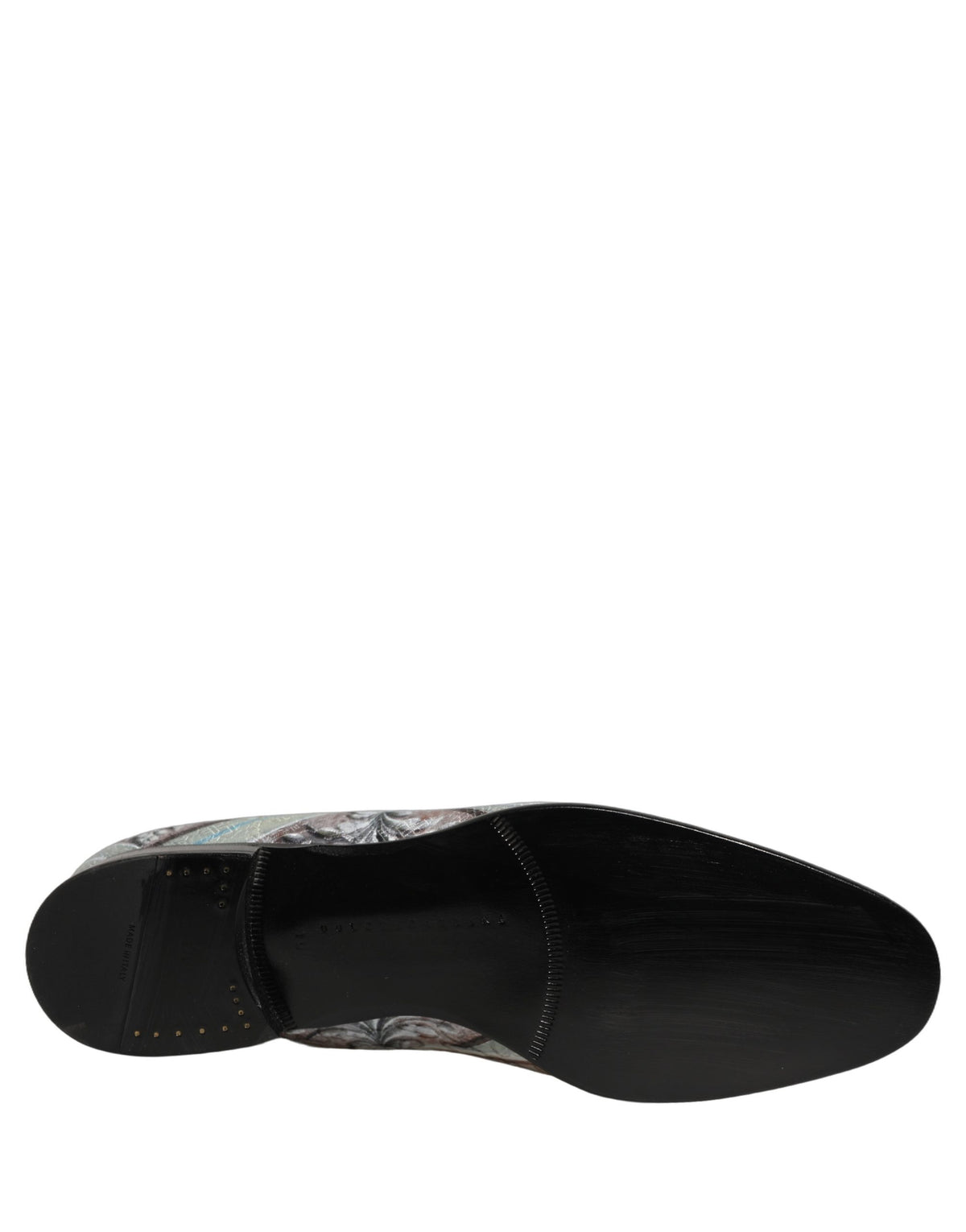 New Dolce & Gabbana Velvet Baroque Dress Loafers Shoes