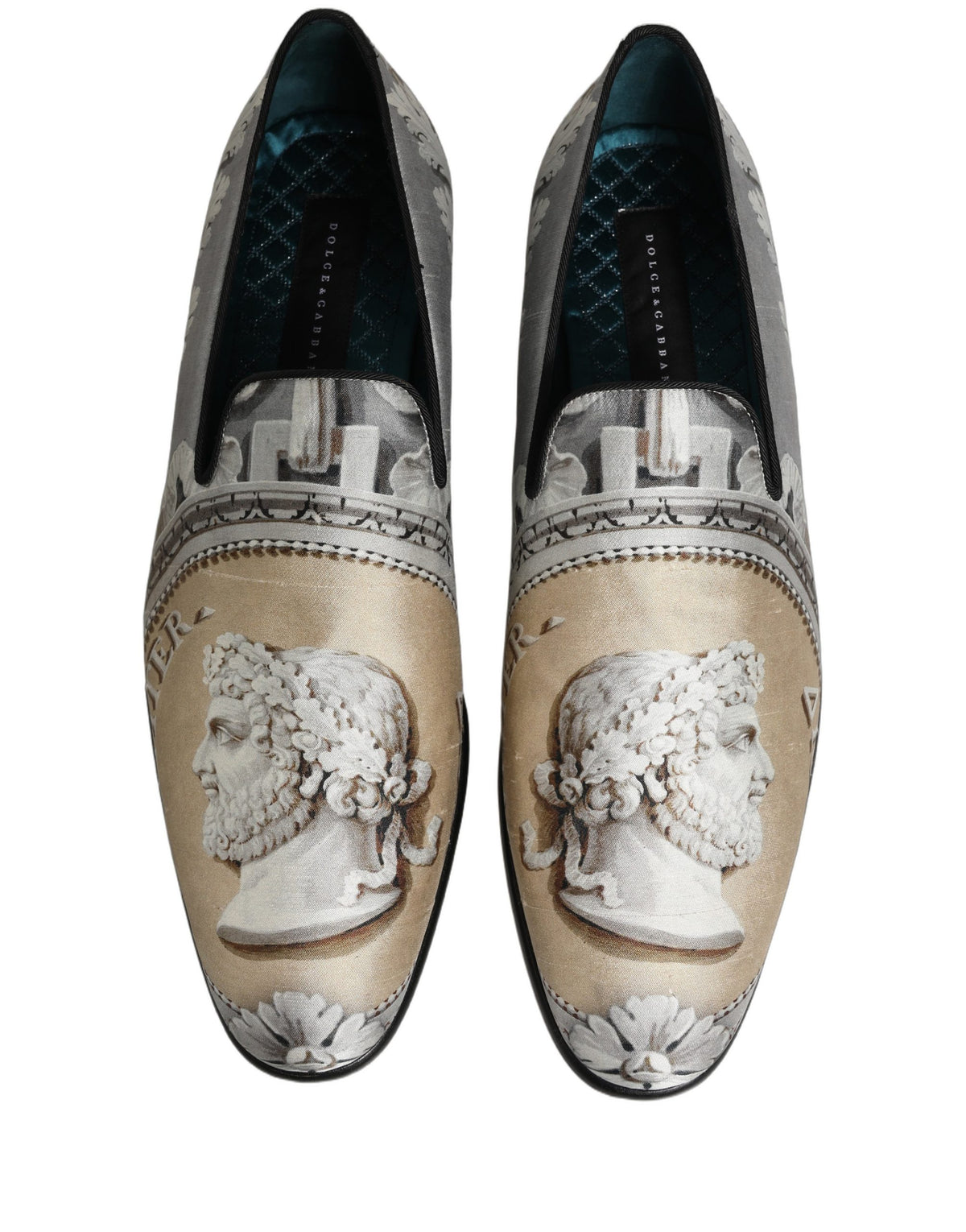 New Dolce & Gabbana Roman Slip On Dress Loafers Shoes