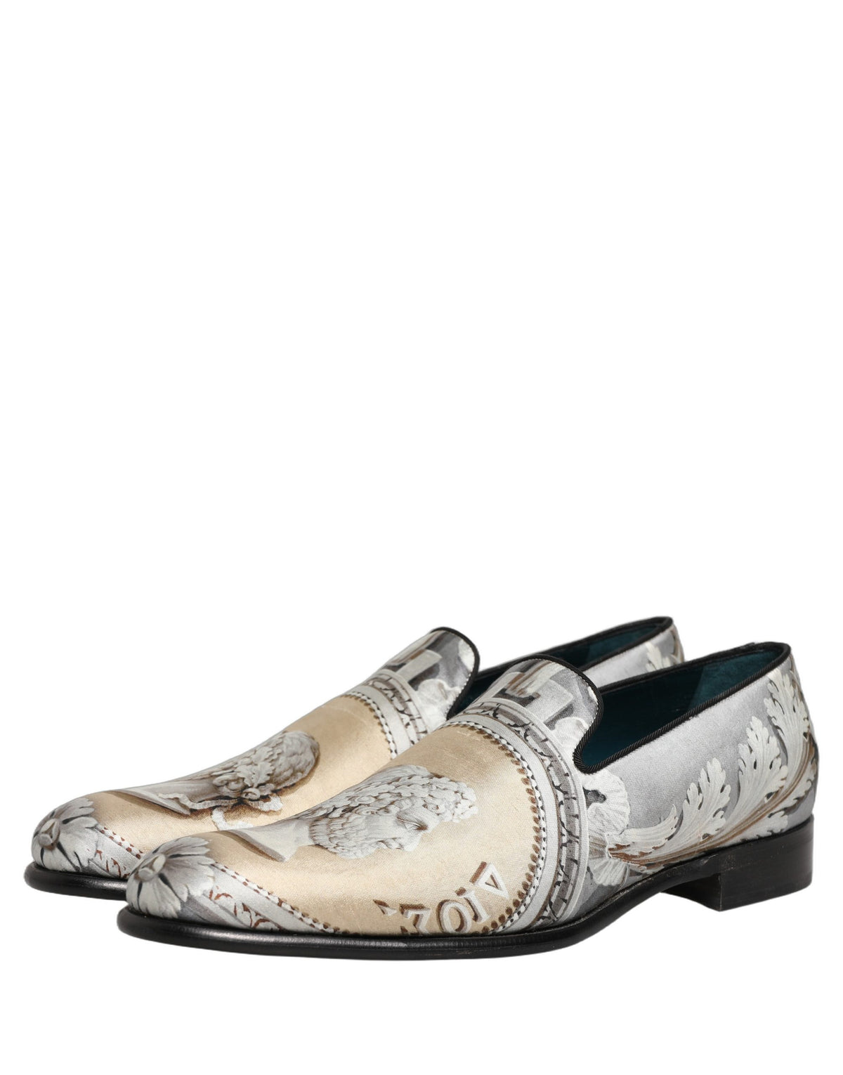 New Dolce & Gabbana Roman Slip On Dress Loafers Shoes