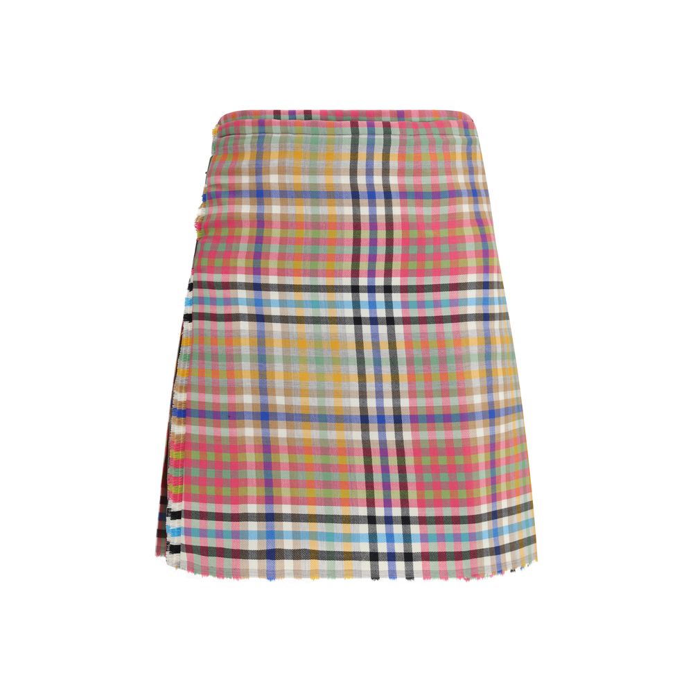Vivienne Westwood Multicolor Wool Mini Skirt