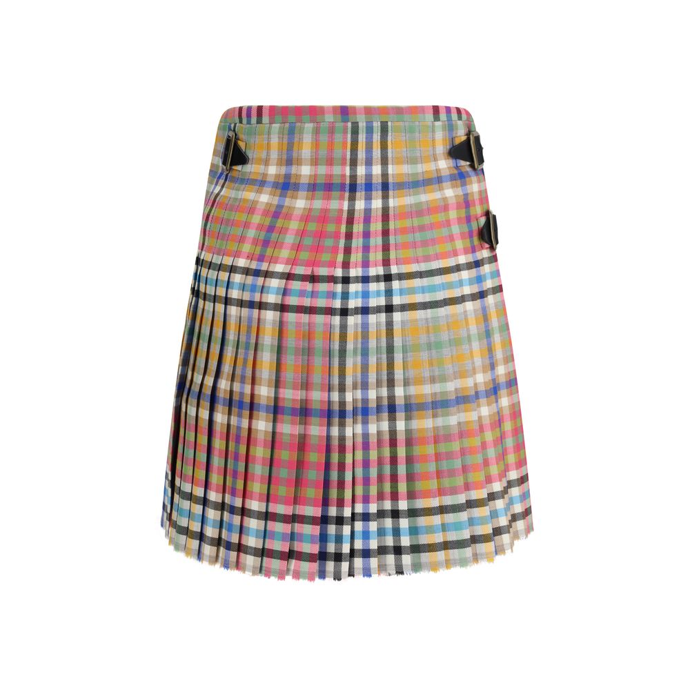 Vivienne Westwood Multicolor Wool Mini Skirt