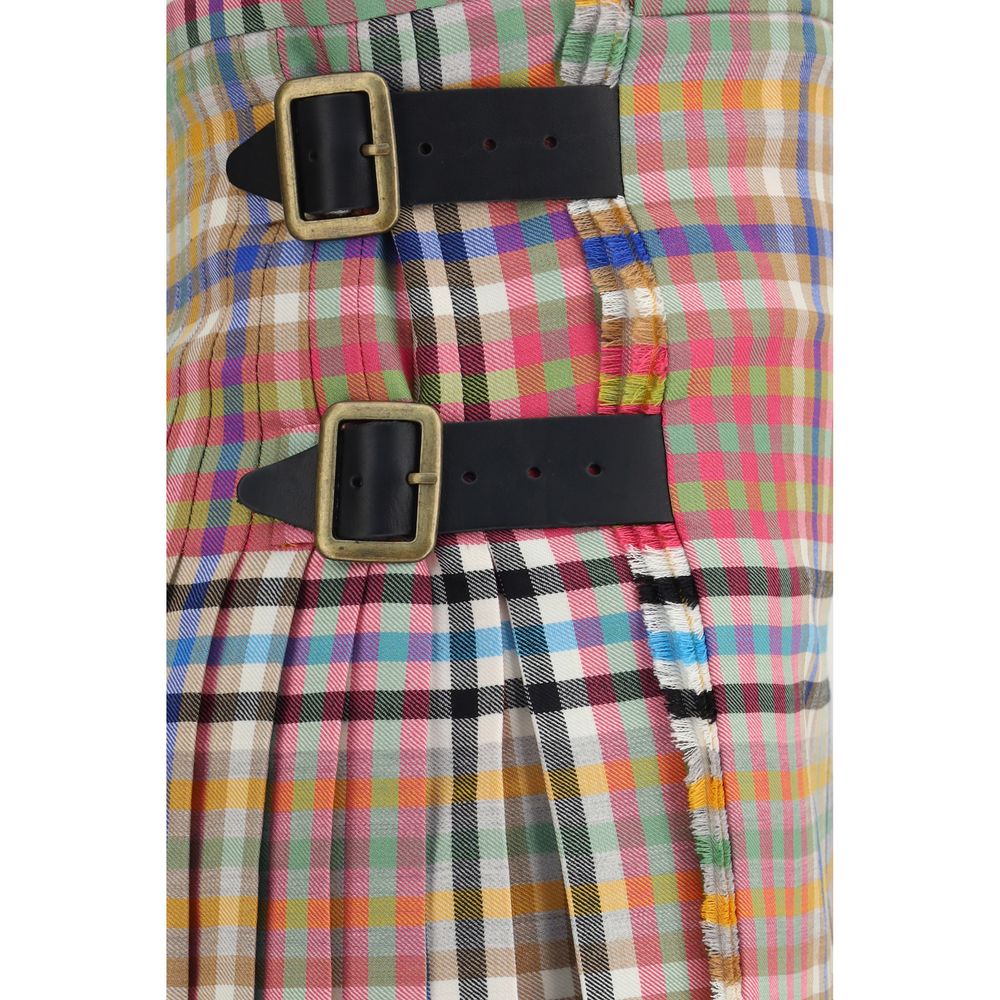 Vivienne Westwood Multicolor Wool Mini Skirt