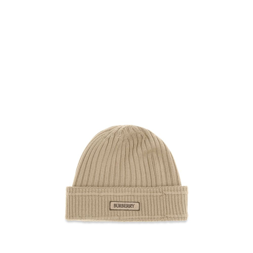 Burberry Beige Wool Beanie