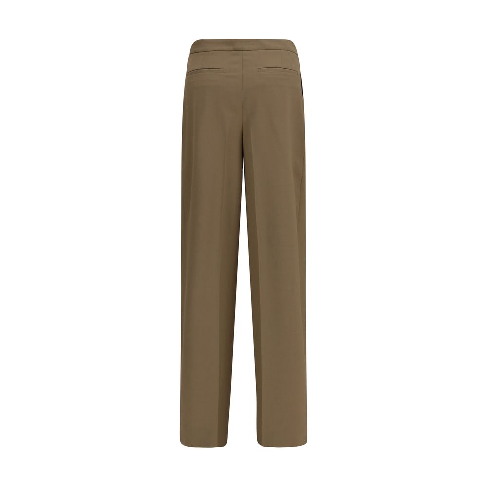 Lardini Brown Wool Casual Pants