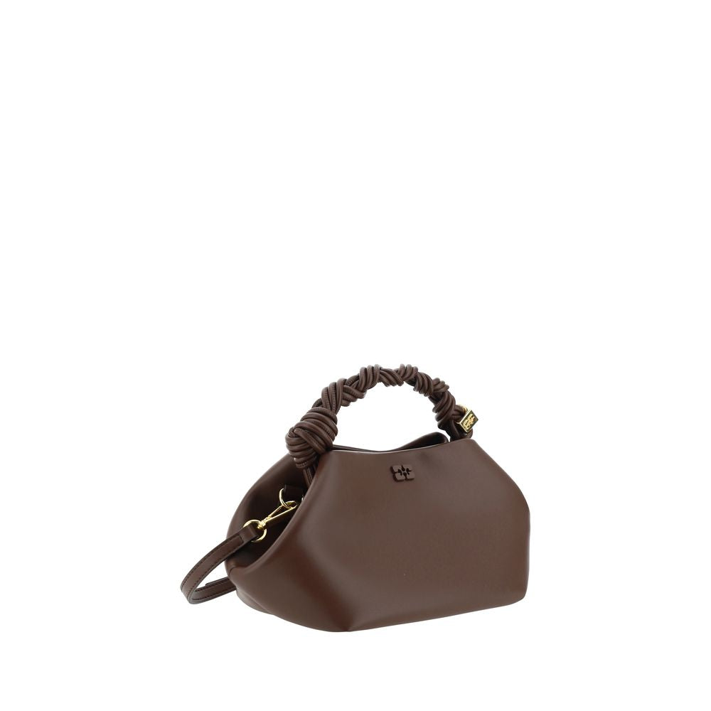 Ganni Brown Leather Handbag
