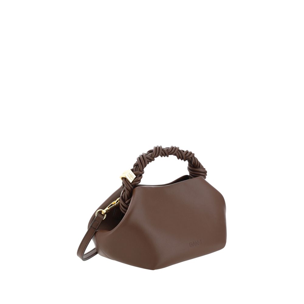 Ganni Brown Leather Handbag