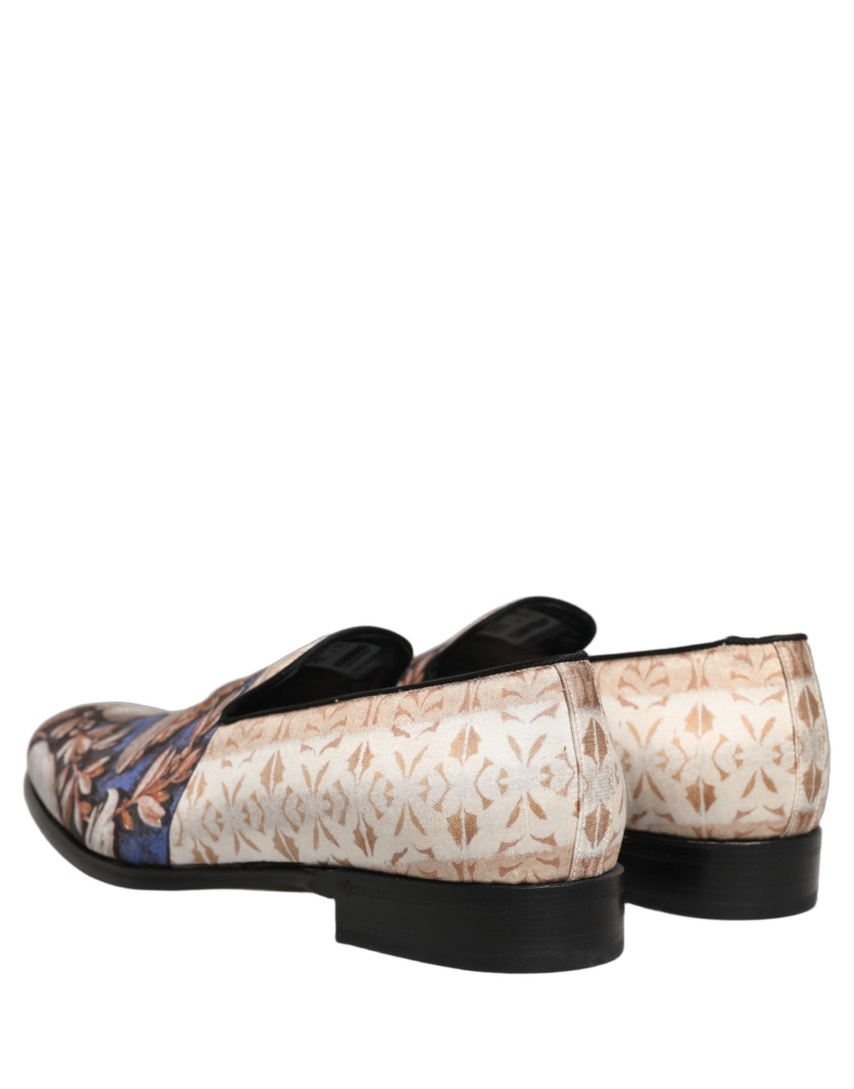 New Dolce & Gabbana Fruit Print Velvet Loafers Shoes