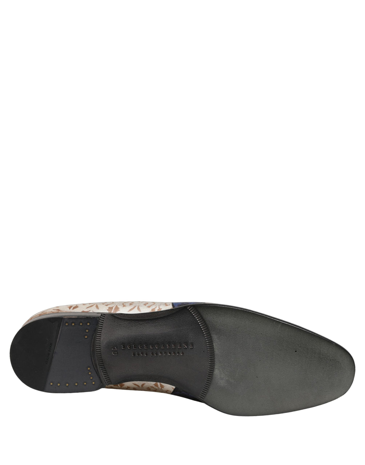 New Dolce & Gabbana Fruit Print Velvet Loafers Shoes