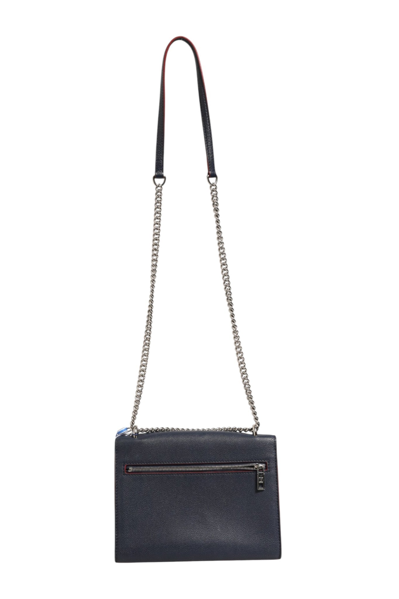 Pre-Owned Louis Vuitton Mylockme Leather Chain Shoulder Bag Navy Blue Women's B+ (Good — light signs of wear)