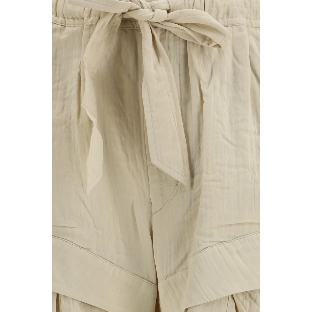Isabel Marant Étoile Beige Viscose Bermuda Shorts