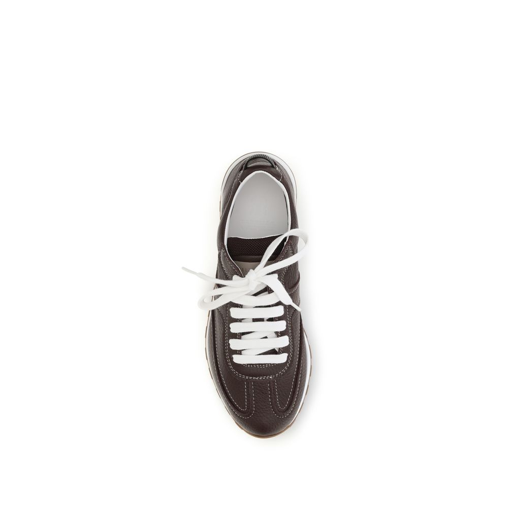 Brunello Cucinelli Brown Athletic Sneakers