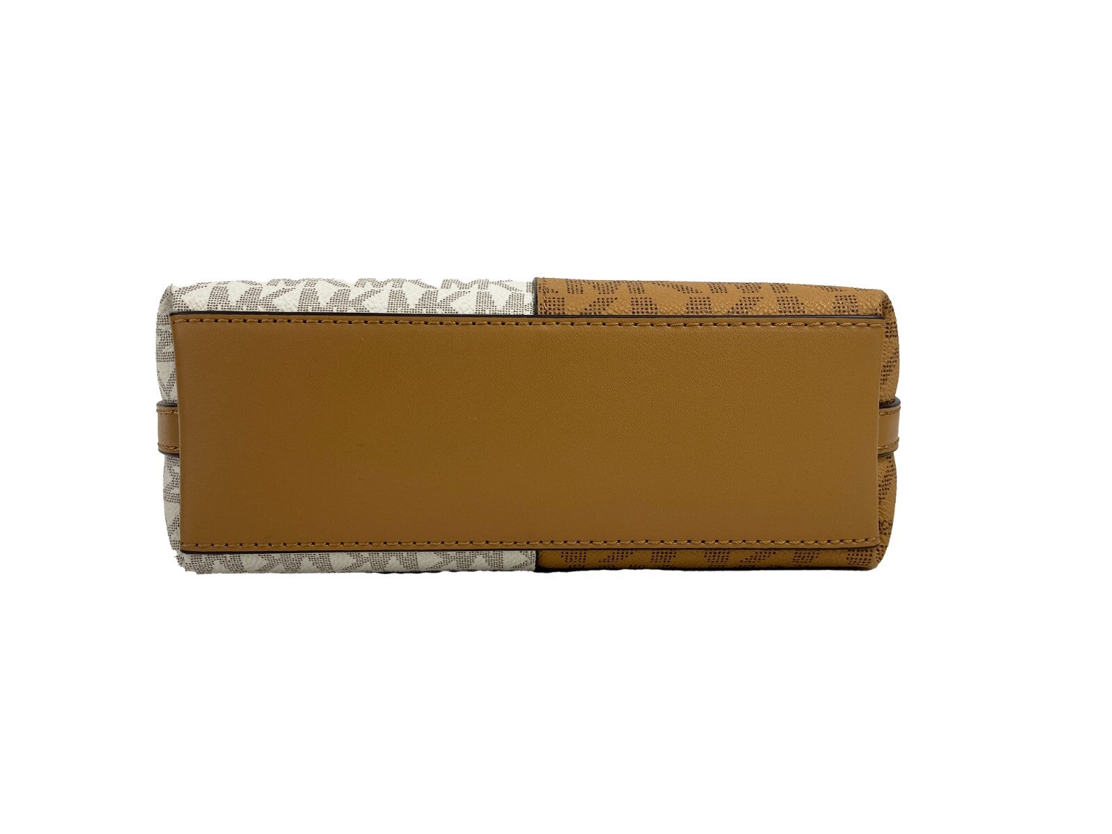 Michael Kors Small Jet Set Two-Tone Logo Cross-Body Bag