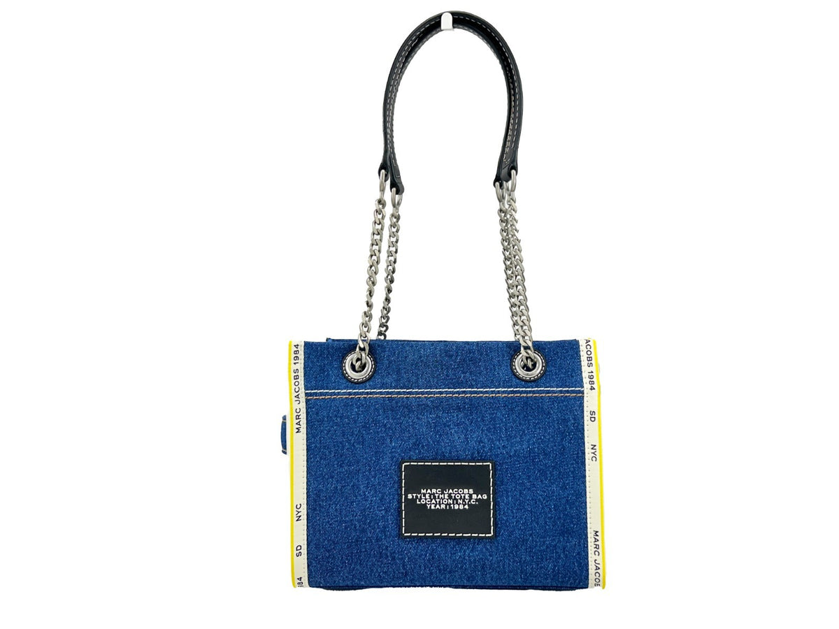 Marc Jacobs Denim Chain Small The Tote Bag