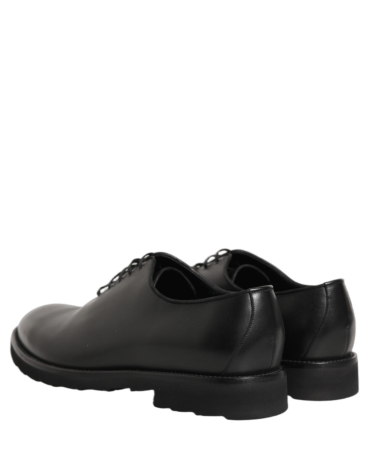 New Dolce & Gabbana Black Leather Men Oxford Dress Formal Shoes
