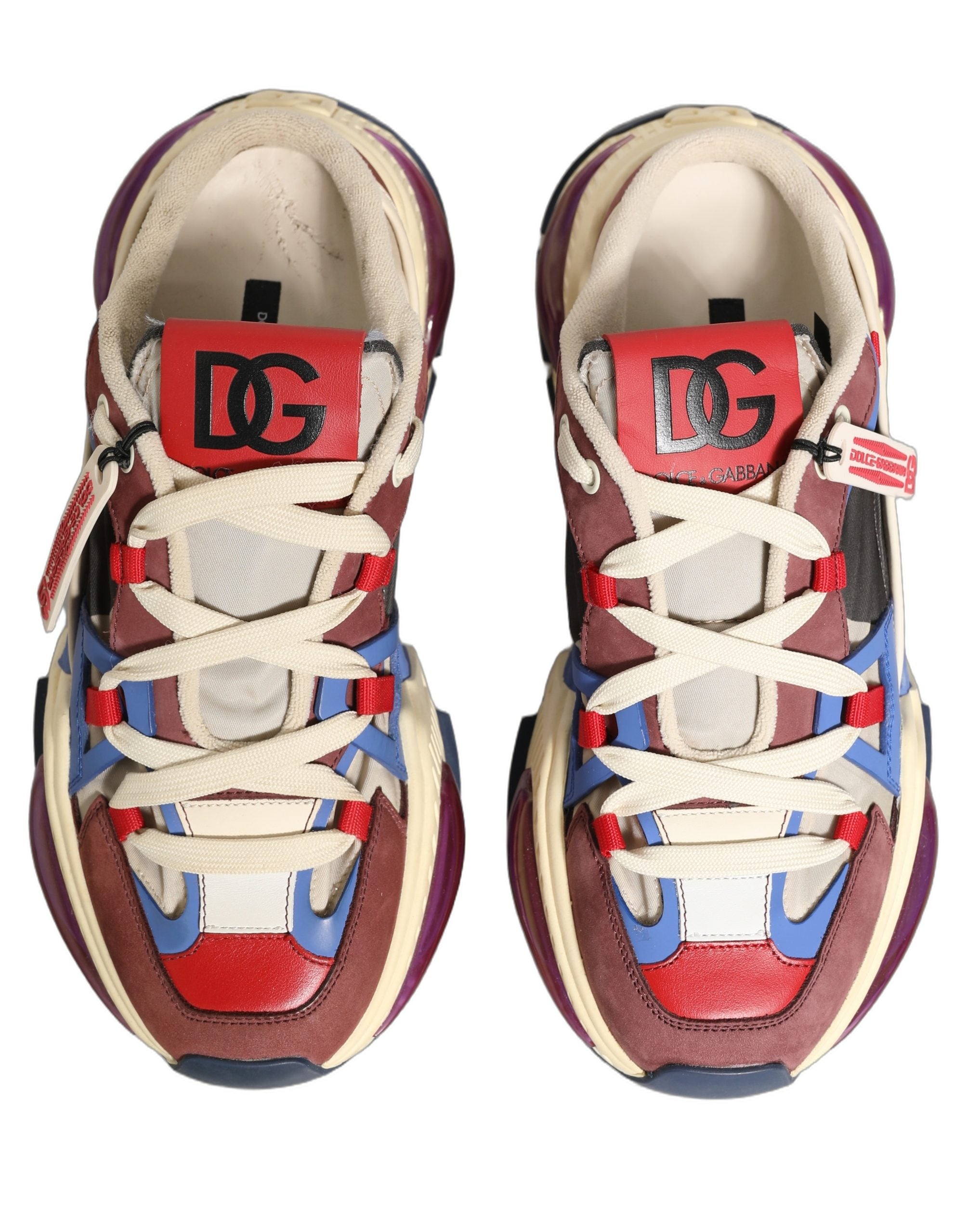 Pre-Owned Dolce & Gabbana Multicolor Low Top Airmaster Sneakers Shoes