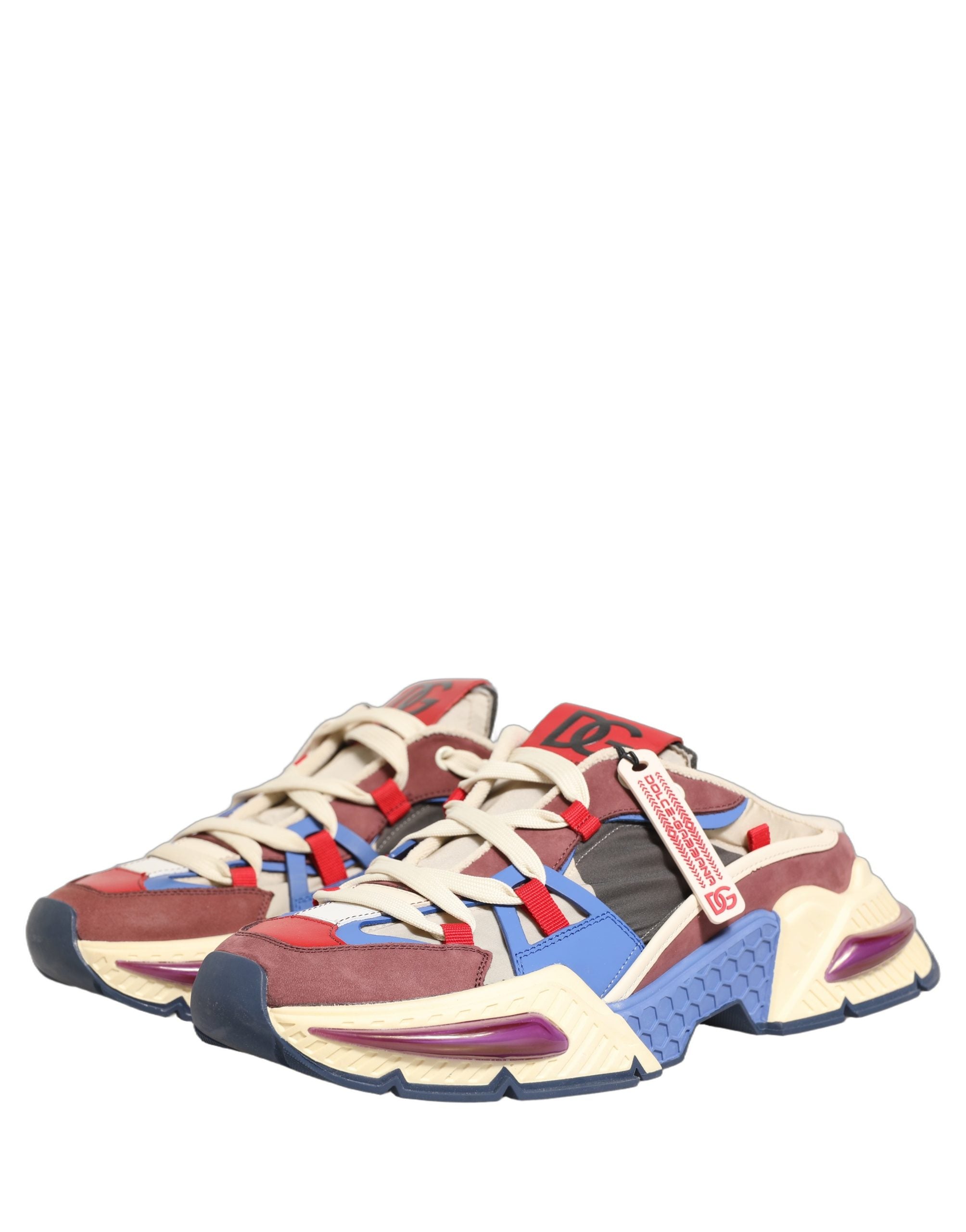 Pre-Owned Dolce & Gabbana Multicolor Low Top Airmaster Sneakers Shoes