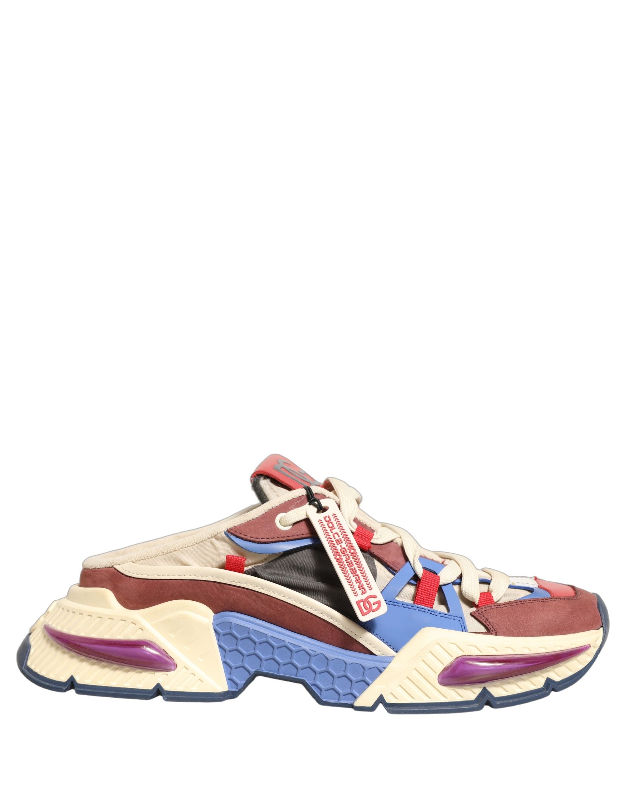 Pre-Owned Dolce & Gabbana Multicolor Low Top Airmaster Sneakers Shoes