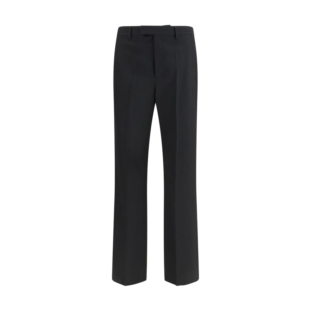 Valentino Garavani Black Wool Dress Pants