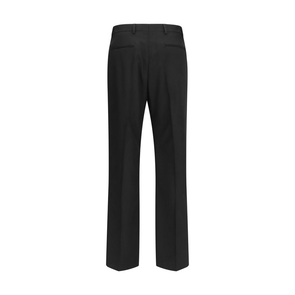 Valentino Garavani Black Wool Dress Pants