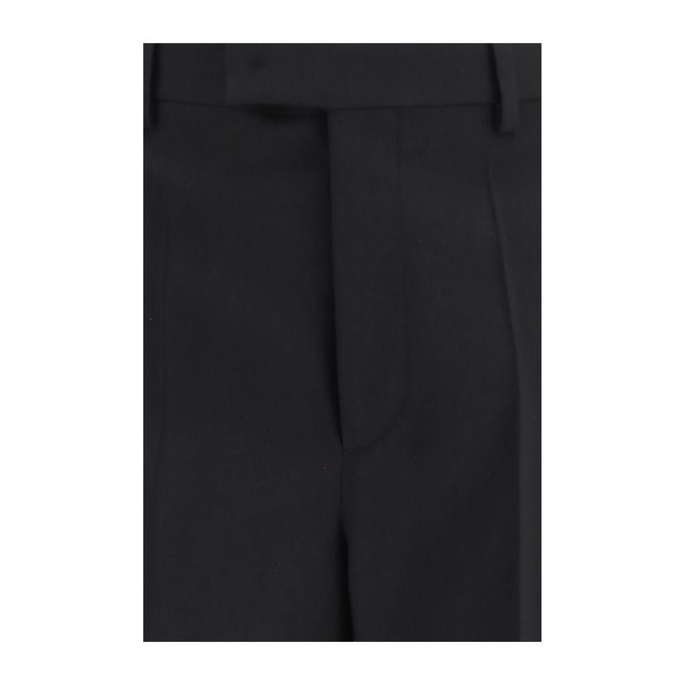 Valentino Garavani Black Wool Dress Pants