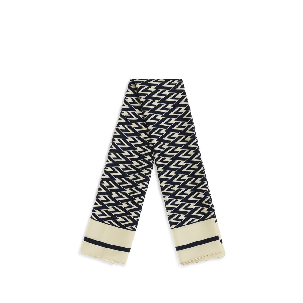 New Valentino Garavani Beige Silk Scarf